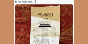 Woman Compares Grocery Shopping Receipt From 20 Years Ago